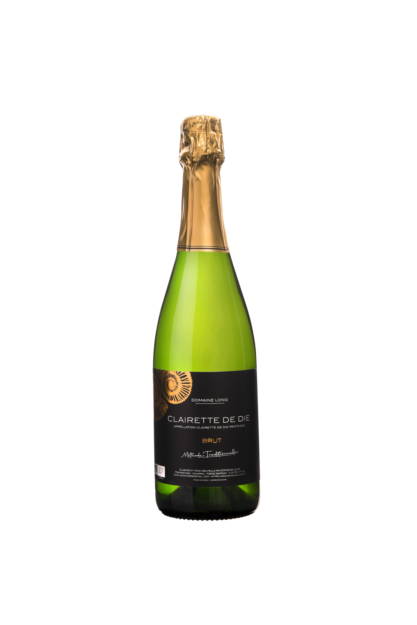 Clairette de die brut bio - Vin Biologique d'exception de Barsac Gironde Aquitaine | Domaine Long